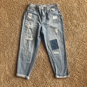 YMI Dream Patchwork Denim Jeans
